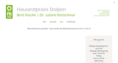 Desktop Screenshot of praxis-rasche.de