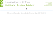 Tablet Screenshot of praxis-rasche.de